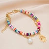 European and American beach Bohemian colorful soft clay multi-layer bracelet, coin, sun, palm, eye bracelet and jewelry Application Scenario
